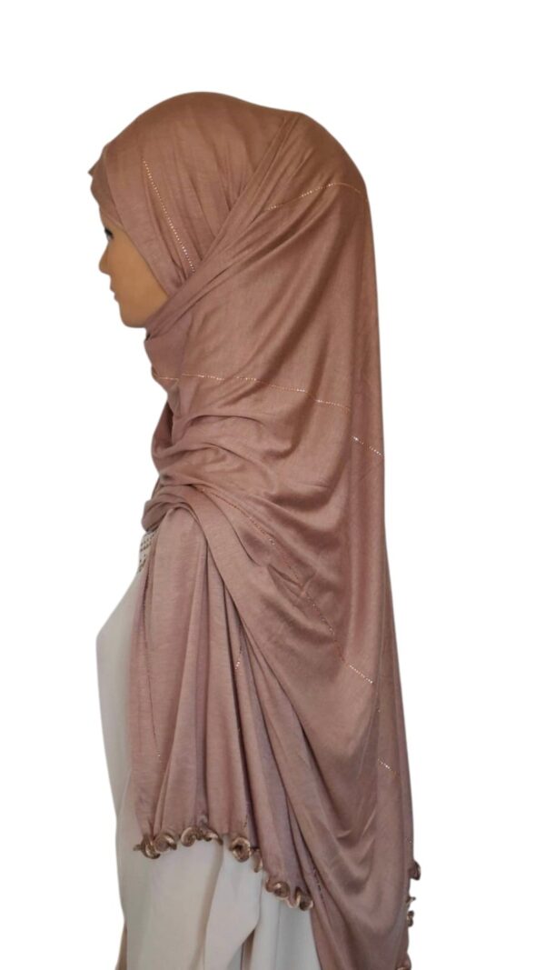 Hijab Frisé Élégant – Léger, Doux et Respirant – Image 2