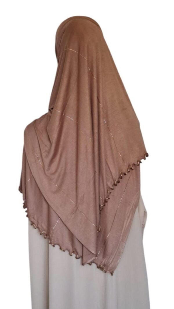 Hijab Frisé Élégant – Léger, Doux et Respirant – Image 4