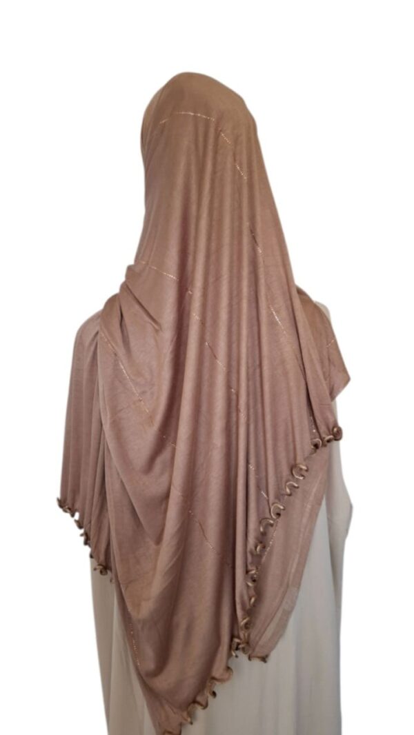 Hijab Frisé Élégant – Léger, Doux et Respirant – Image 3