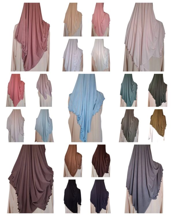 Hijab frisé Jersey Premium