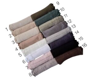Hijab Frisé Élégant – Léger, Doux et Respirant