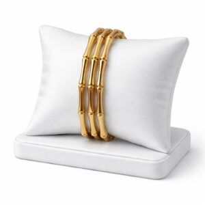 Ensemble de 3 Bracelets Os – Acier Inoxydable Doré