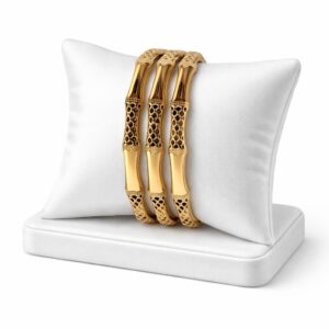 Ensemble de 3 Bracelets – Acier Inoxydable Doré