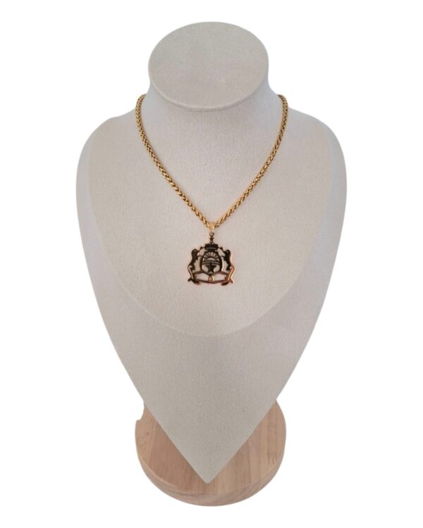 Collier royaume maroc en acier inoxydable