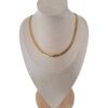 Collier en acier inoxydable grosse maille