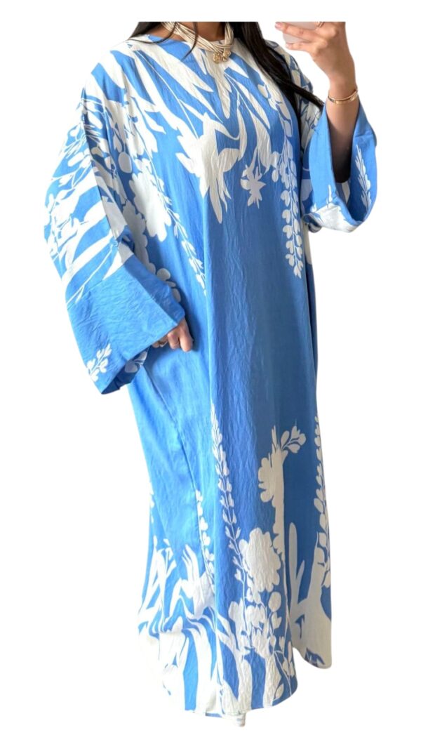 Robe Imprimée à Fleurs – Coupe Ample – Image 7