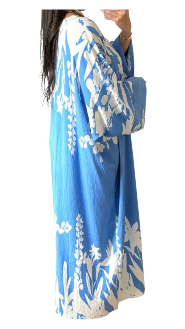 Robe Imprimée à Fleurs – Coupe Ample – Image 8