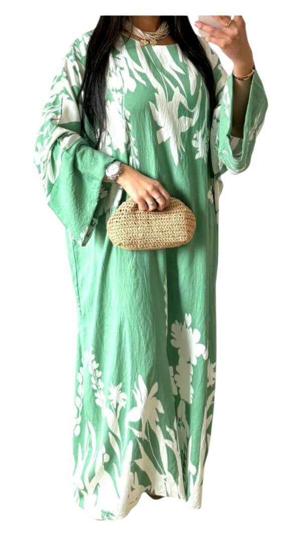 Robe Imprimée à Fleurs – Coupe Ample – Image 6