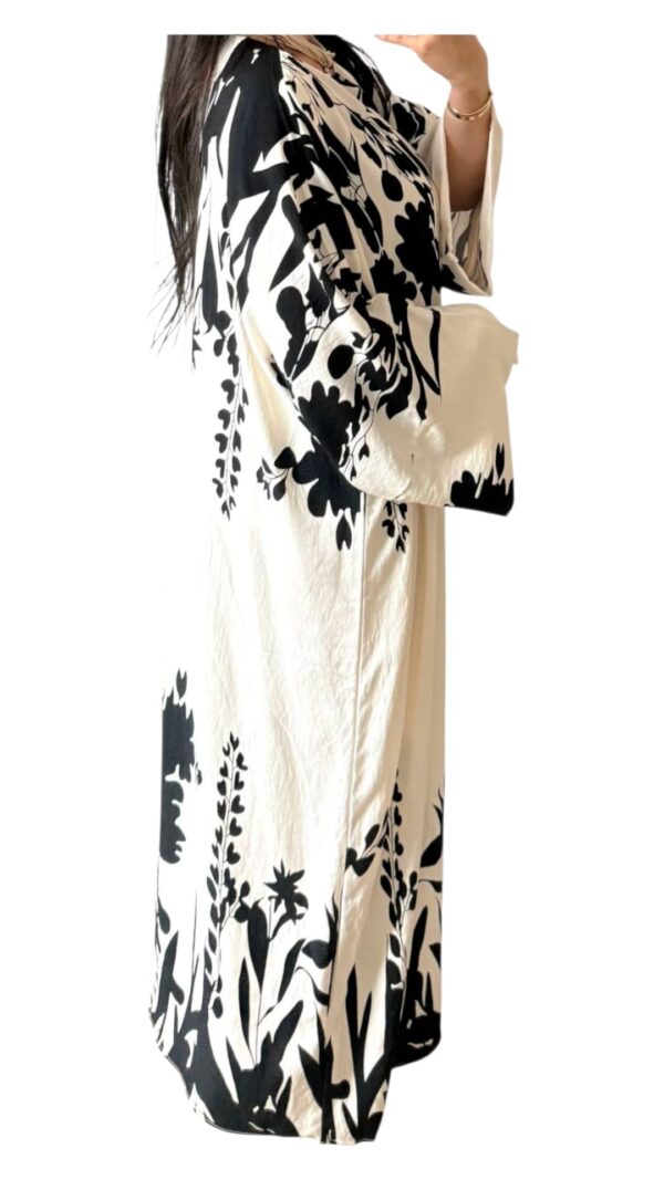 Robe Imprimée à Fleurs – Coupe Ample – Image 3