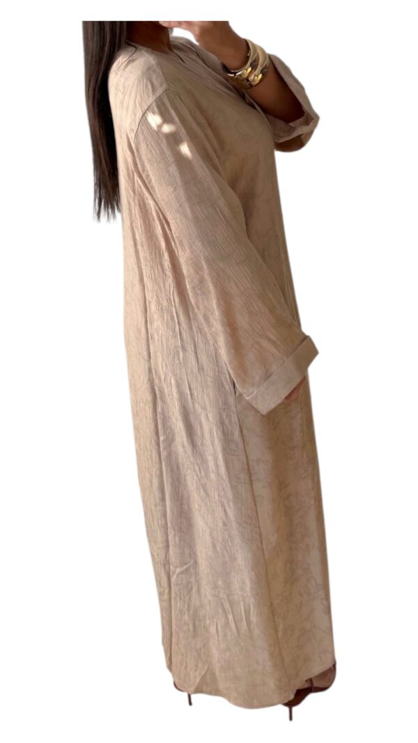 Robe Longue en Tissu Texturé – Image 9