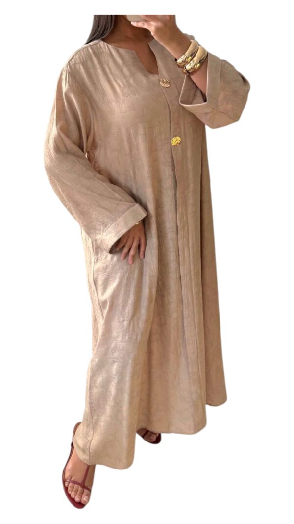 Robe Longue en Tissu Texturé – Image 8