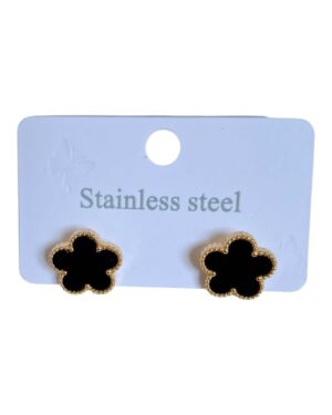 Boucles d’oreilles Trèfle – Acier Inoxydable