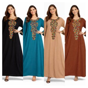 Robe orientale brodée