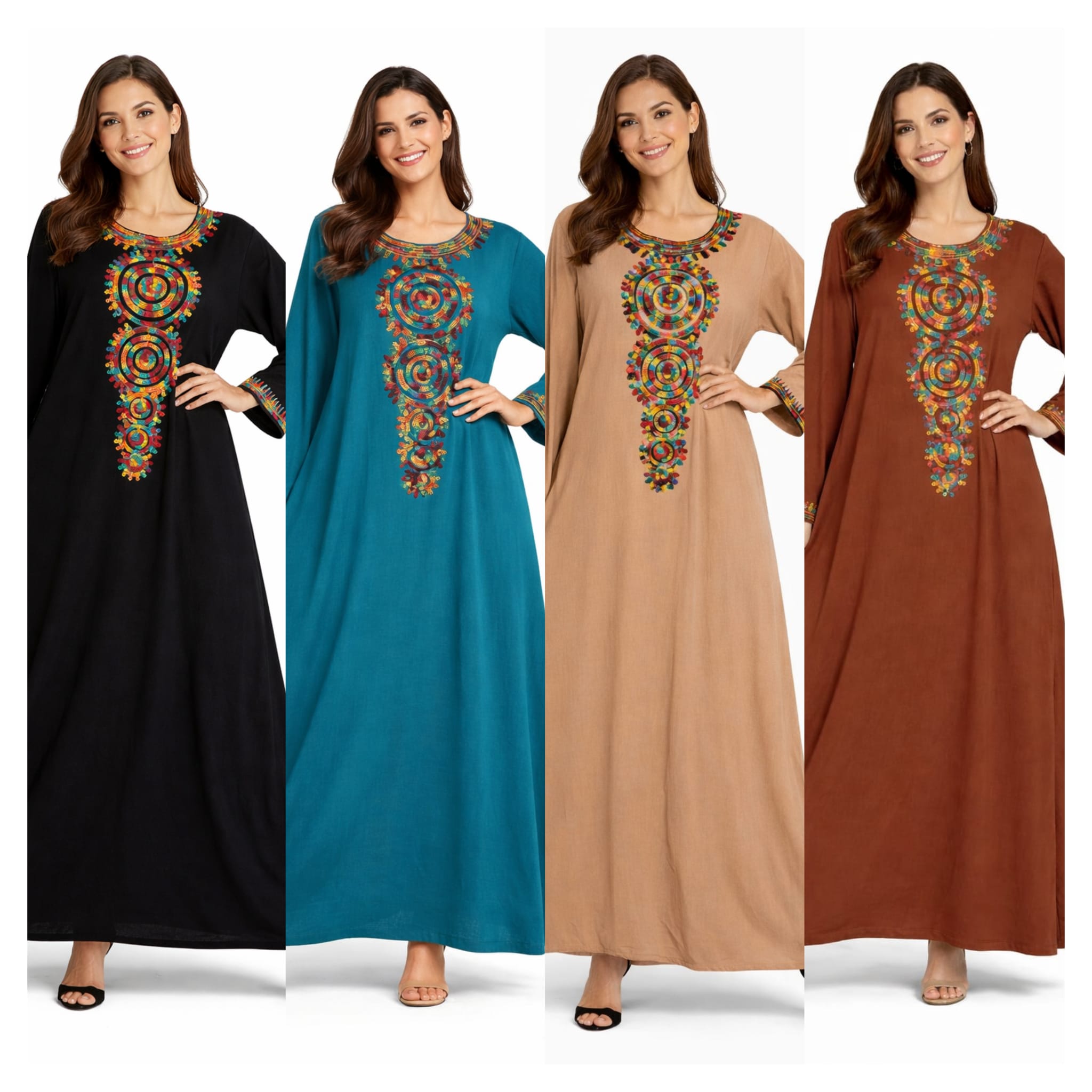 Robe orientale brodée