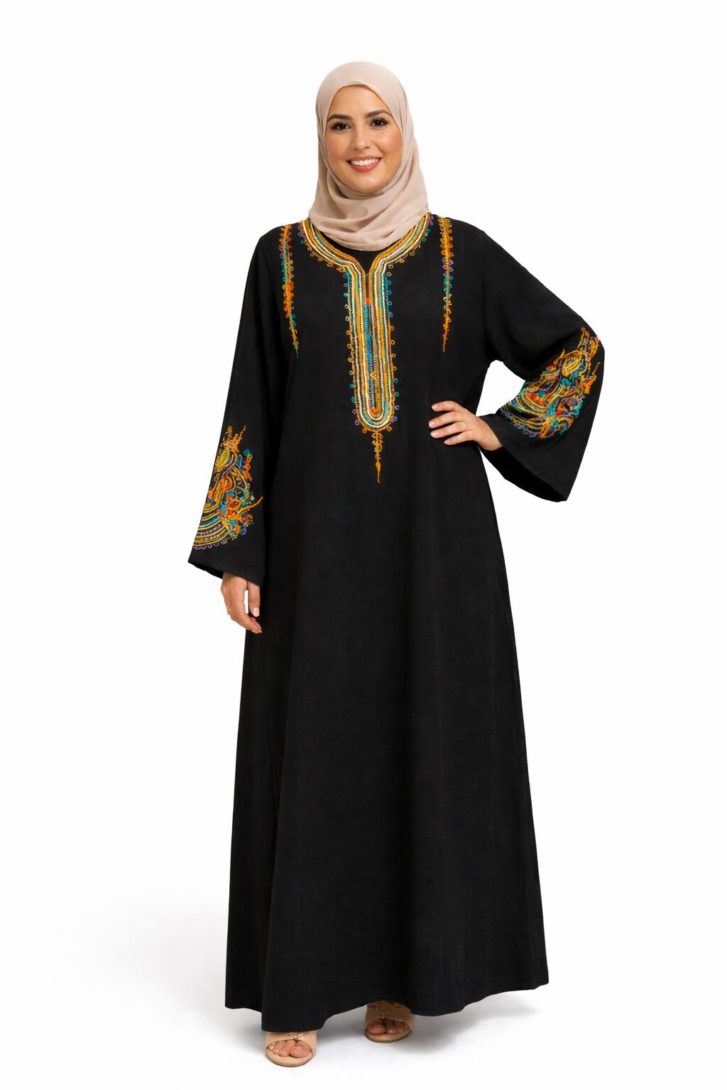Robe Gandoura orientale brodée