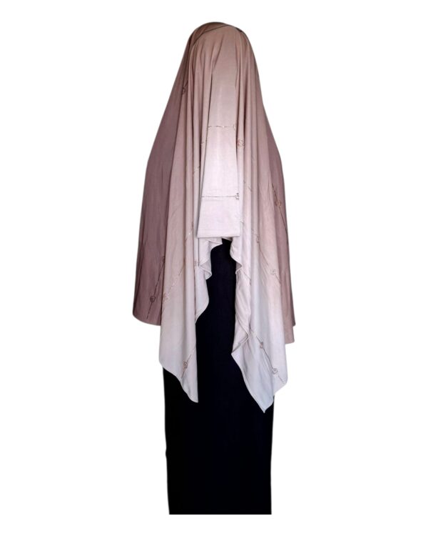 Hijab Dégradé en Jersey Coton à Strass – Image 12