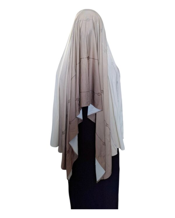 Hijab Dégradé en Jersey Coton à Strass – Image 10