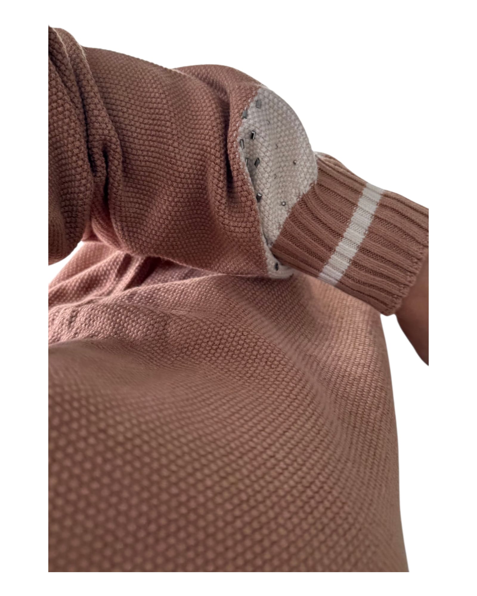 Ensemble tricot chic à bandes ajourées – Image 9