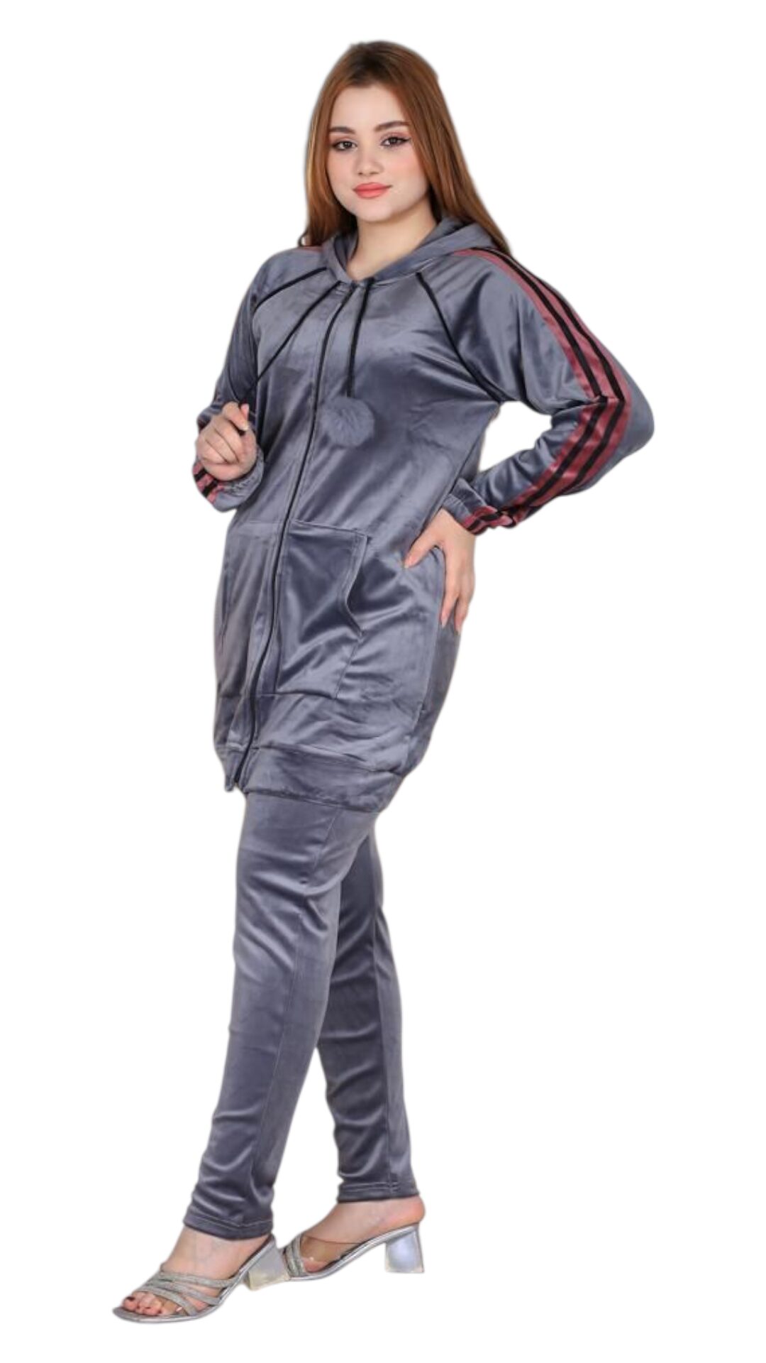 Ensemble En Velours Confort & Élégance – Image 4