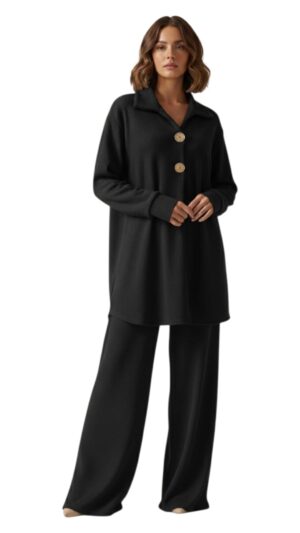 Ensemble 2 Pièces En Velours – Taille Unique