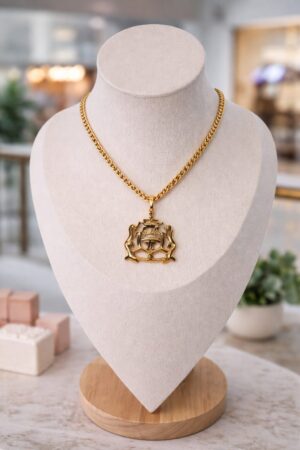 Collier royaume maroc en acier inoxydable