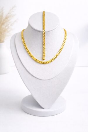 Ensemble Collier & Bracelet – Tresse