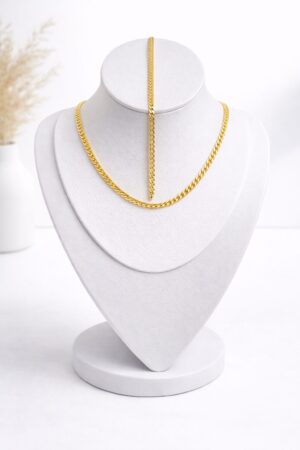 Ensemble Collier & Bracelet – Tresse