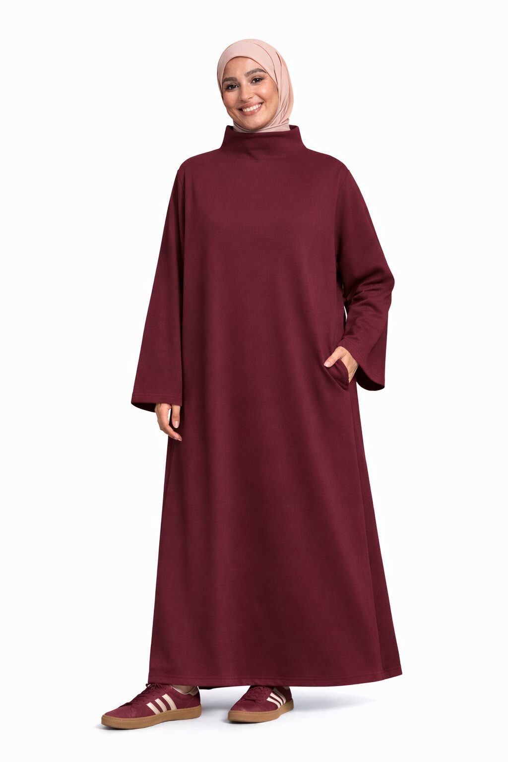 Robe Sweat Col Montant – Douceur & Élégance au Quotidien