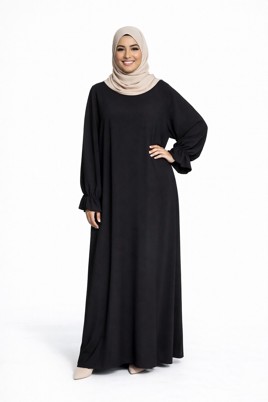 🌙 Abaya Ramadan – Soie de Médine 🌙