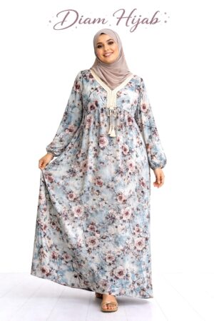 🌸 Robe Longue d’Été Fleurie – Élégance & Confort 🌸
