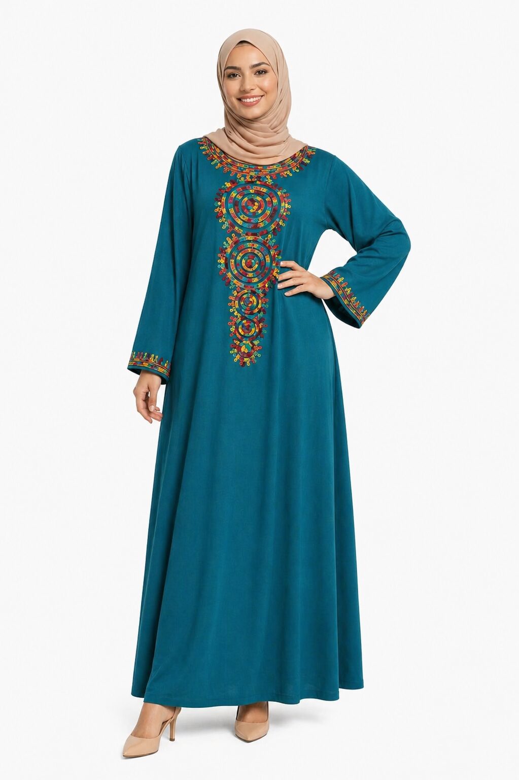 Robe orientale brodée