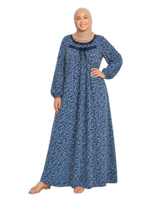 Robe Longue Maison Imprimée – Élégance & Confort au Quotidien