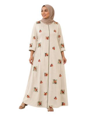Robe Papillon Oversize Brodée – Élégance et Confort