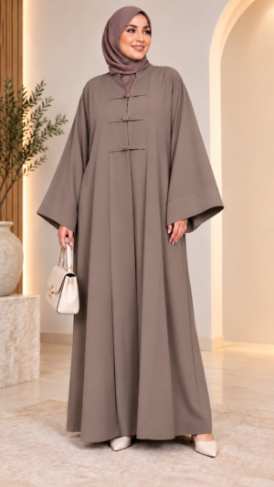 Abaya Asiatique Oversize – Coupe Élégante & Confortable