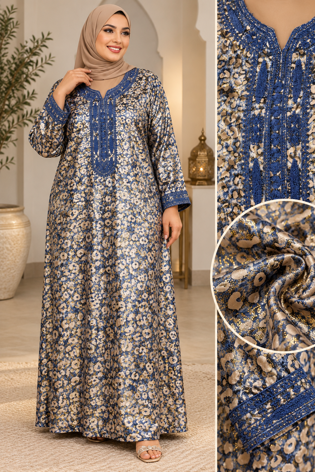 Robe Caftan Élégante Style Marocain